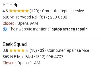 Geek Squad Vs Pc Help Which Is Better Top Computer Repair Store In Texas Pc Help